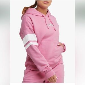 CHAMPION out of stock on most sites Pink Sweatshirt with White Stripes